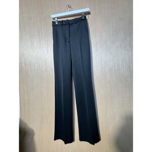 Longchamp Black High Rise Flare Leg Dress Pants Size 34 Minimalist Professional
